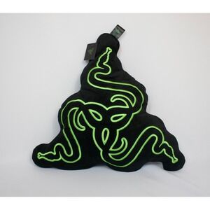 Razer Black THS Plush Gaming Pillow Cushion New with Tags
